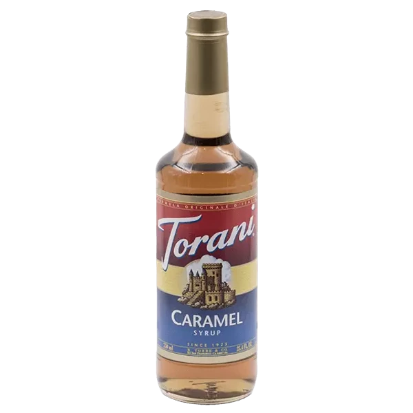 Botellas de SIROPE TORANI CARAMELO 750ml, Siropes, SECO 1.00Kg de peso