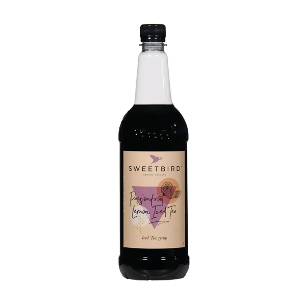 Botellas de ICED TEA SWEETBIRD PASSION FRUIT 1L, Iced teas, SECO 1.00Kg de peso