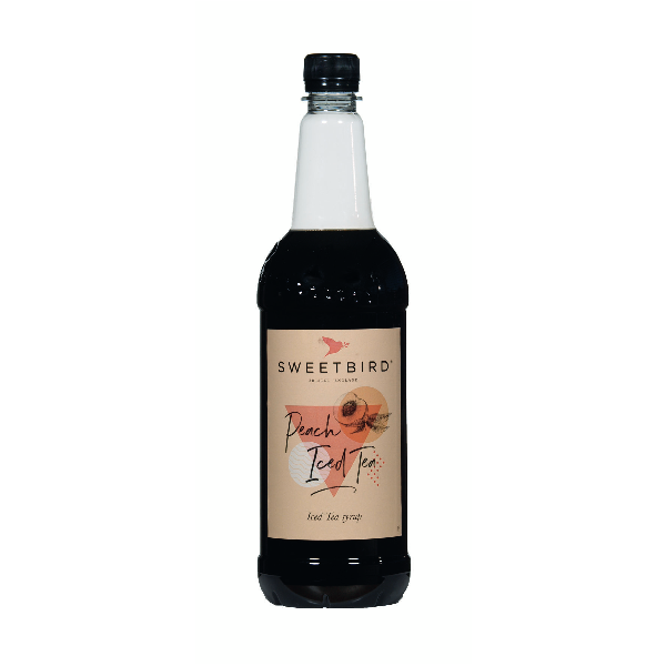 Botellas de ICED TEA SWEETBIRD MELOCOTON 1L, Iced teas, SECO 1.00Kg de peso