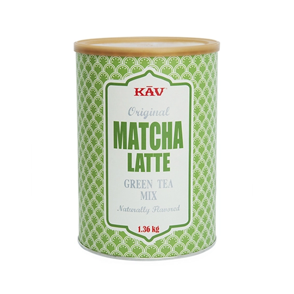 None de KAV MATCHA LATA 1,36KG, Matcha frappé, SECO 1.40Kg de peso