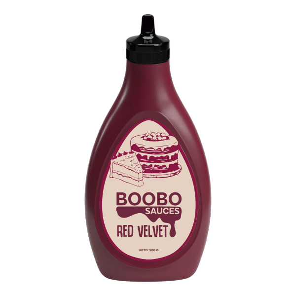 Cajas de SALSA RED VELVET BOOBO 500G x3, Salsas y cremas, SECO 1.50Kg de peso