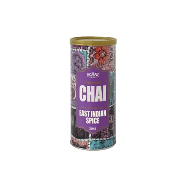 Botes de Kav Retail Chai Latte Indian Spice 340 gr., Kav Chai Latte, SECO 0.30Kg de peso