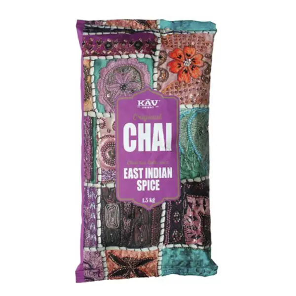 Bolsas de Kav Chai Latte Indian Spice 1,5 Kg, Kav Chai Latte, SECO 1.50Kg de peso