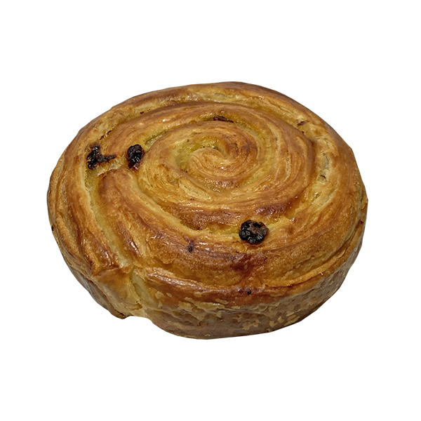 Cajas de VANILLA ROLL CON PASAS 110GR  x50, Canela Rolls, CONGELADO 5.00Kg de peso