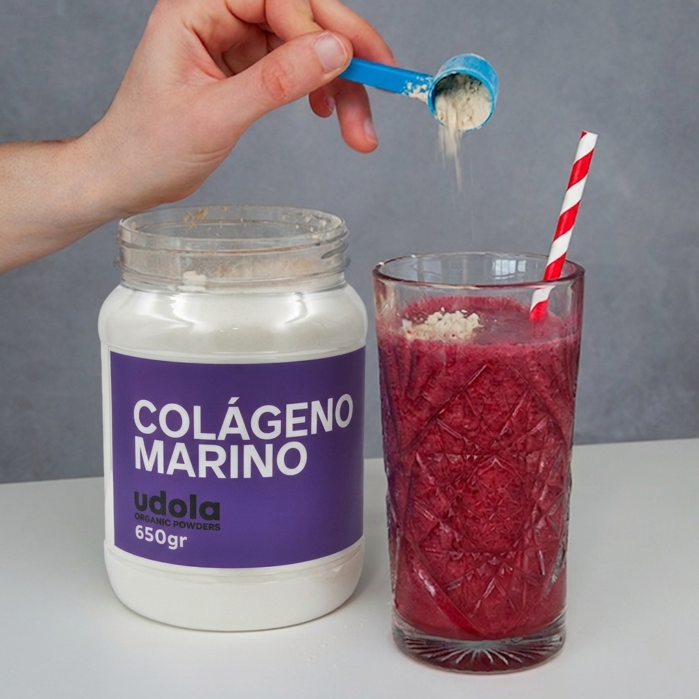 Colágeno Marino  Udola 650g, Proteinas, SECO 0.60Kg de peso
